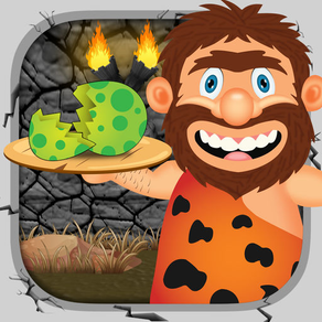 A Stone Age Caveman Coffee Shop Cafe FREE - Prehistoric Dino Diner Dash