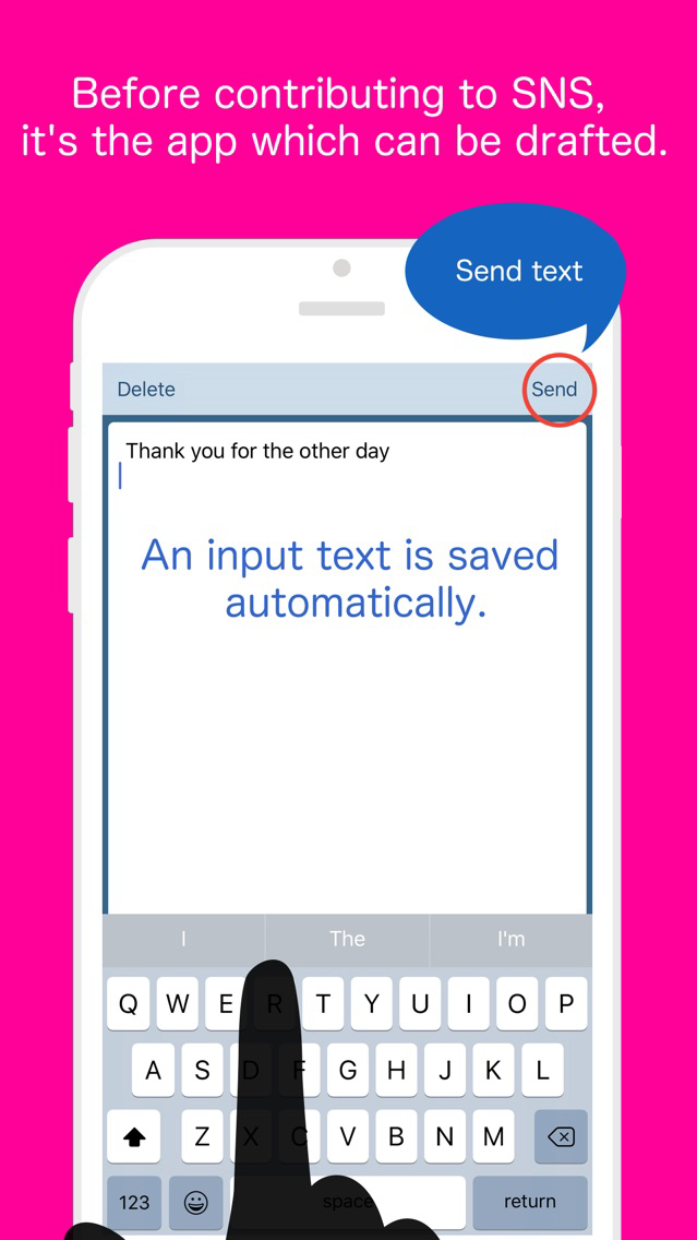 Draft Text poster