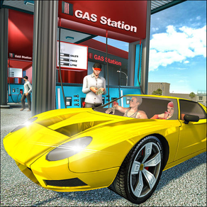 Gas Station Vehicle Parker 3D