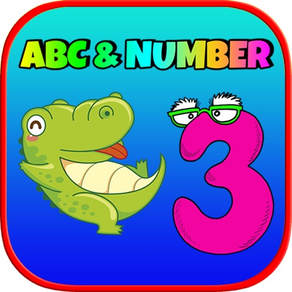 ABC & Number Kids Färbung Buch Vokabeln Puzzle