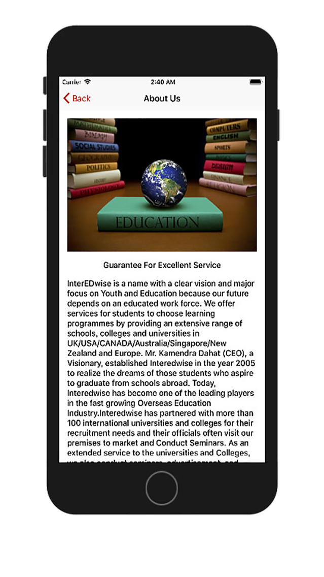 INTEREDWISE poster