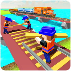 River Road Train Track Builder