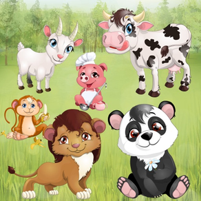 애완 동물과 야생 동물 퍼즐 게임