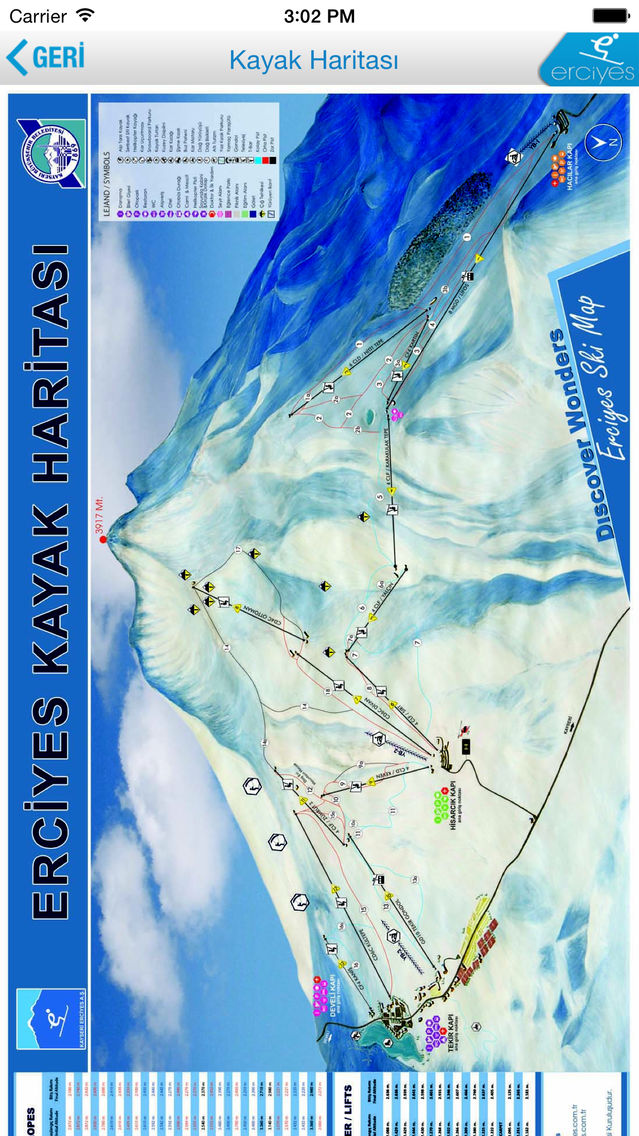 Erciyes A.Ş Kayak Merkezi poster