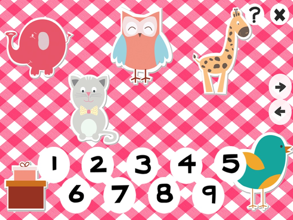 Animal counting game for babies: Learn to count the numbers with baby stuff poster