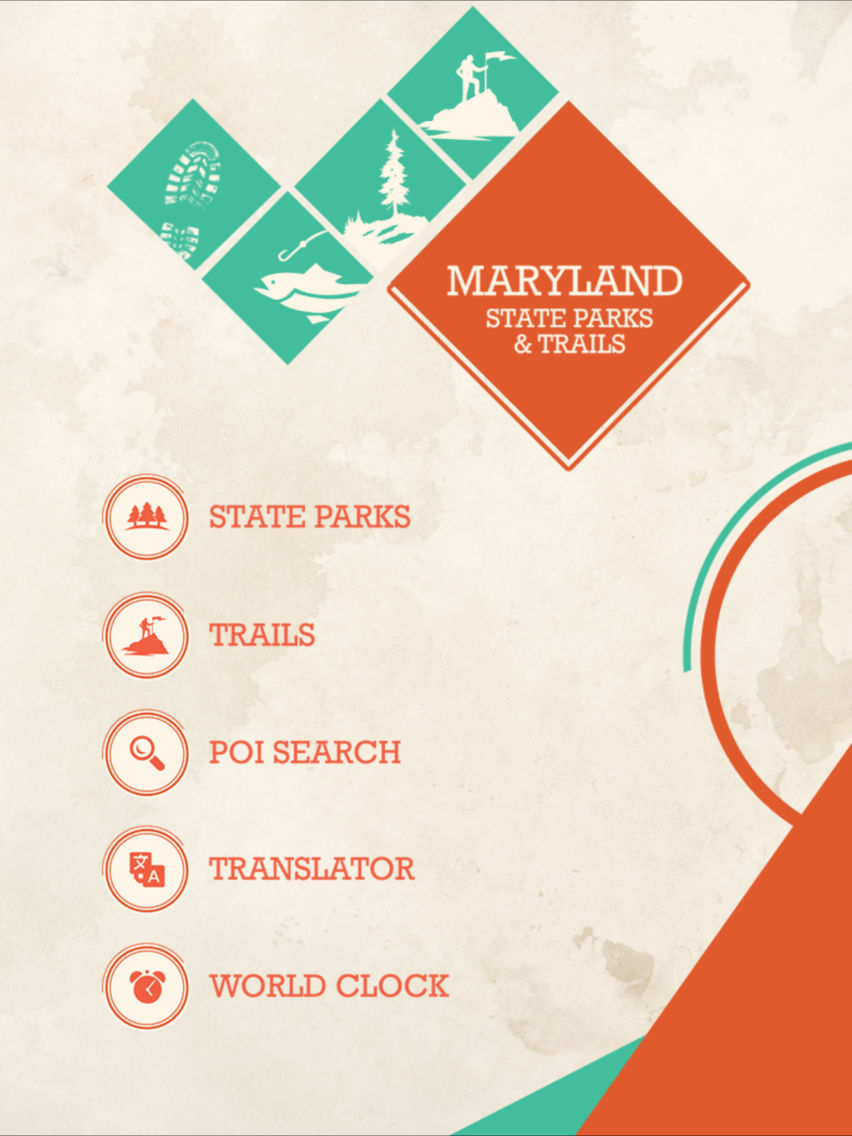Maryland State Parks & Trails poster