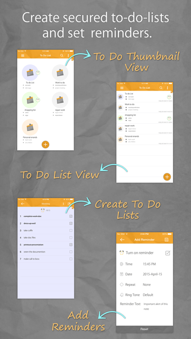 Notes Lock – Password Note poster