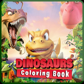 Livre coloriage dinosaure