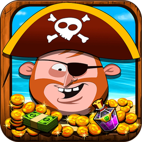 《海盗金币船》益智休闲的推金币和老虎机游戏