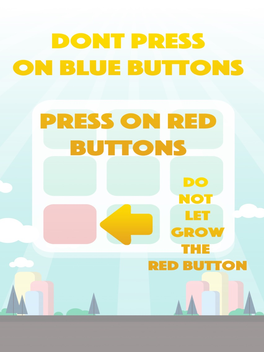 Tap The Red Color Buttons - Don't let them blow up 3D poster
