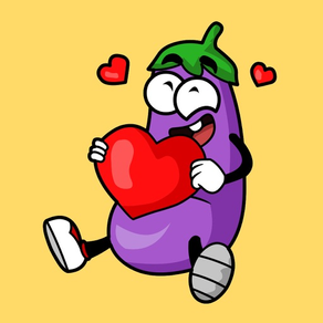 Eggplant Stickers