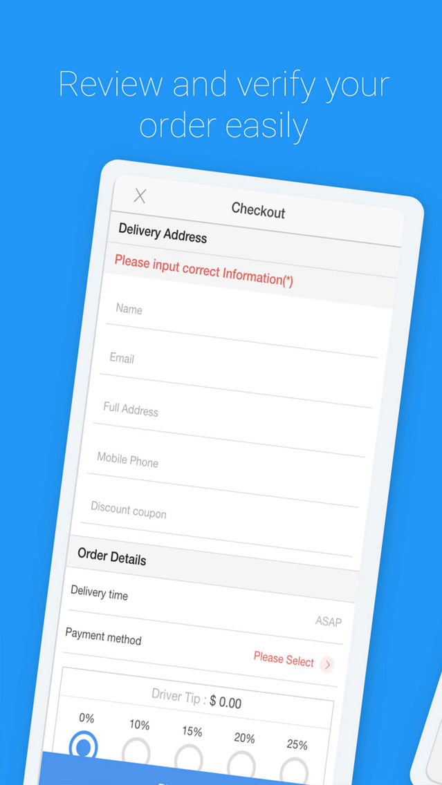 Laundry Ordering App poster