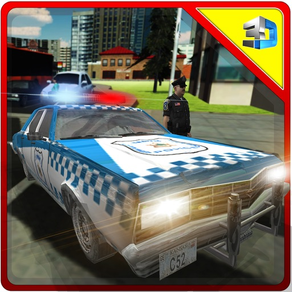 Polícia guarda Speed Chase - simulador de guarda d