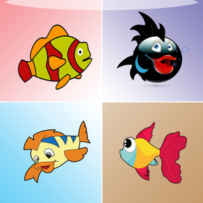 Fish Matching Game - toddler puzzle ocean