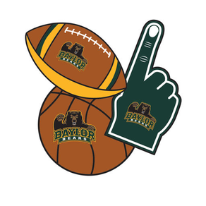 Baylor Bears Selfie Stickers