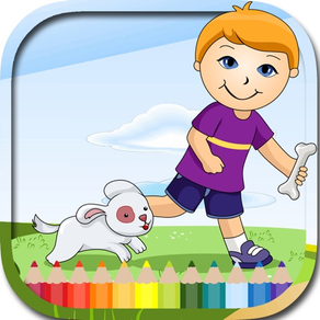 Pets Coloring Book Games For Kids