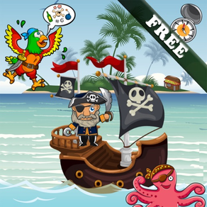 유아 및 어린이를위한 해적의 퍼즐 - 무료 앱