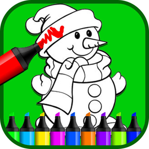 Christmas Coloring Book - Snowman