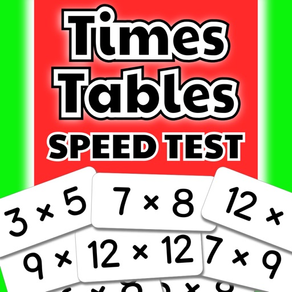 Times Tables Test de Velocidad - Conviértete en un maestro de la multiplicación!