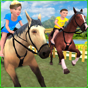 Mountain Horse Rider Race