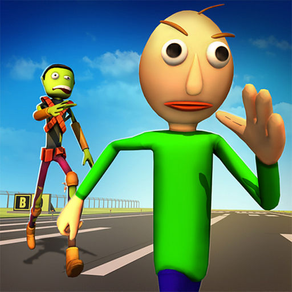 Crazy Baldi Airport Escape