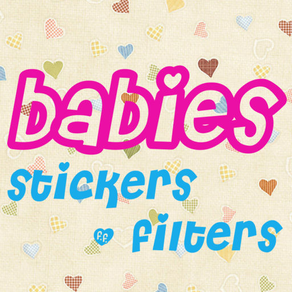 +470 stickers & filters | baby story