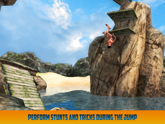 Cliff Flip Diving Swimming Sim poster