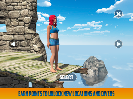 Cliff Flip Diving Swimming Sim poster