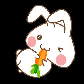 Onigiri Bunny Sticker iMessage