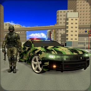 GT Army Cop Chase Voiture