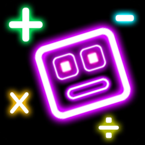 Neon Mathe Spiel 4 Operationen