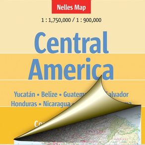 Central America. Tourist map.