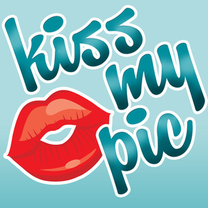 Kiss My Pic - Add cute love stickers to your photos with just a kiss