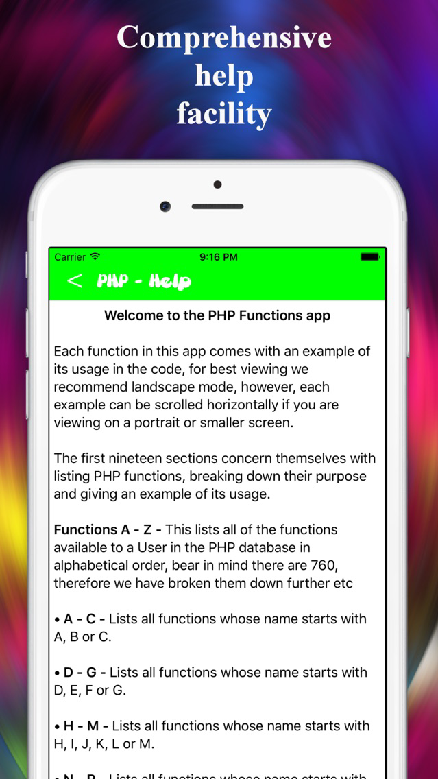 PHP Functions Reference Free poster