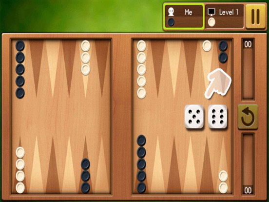 Backgammon König Plakat
