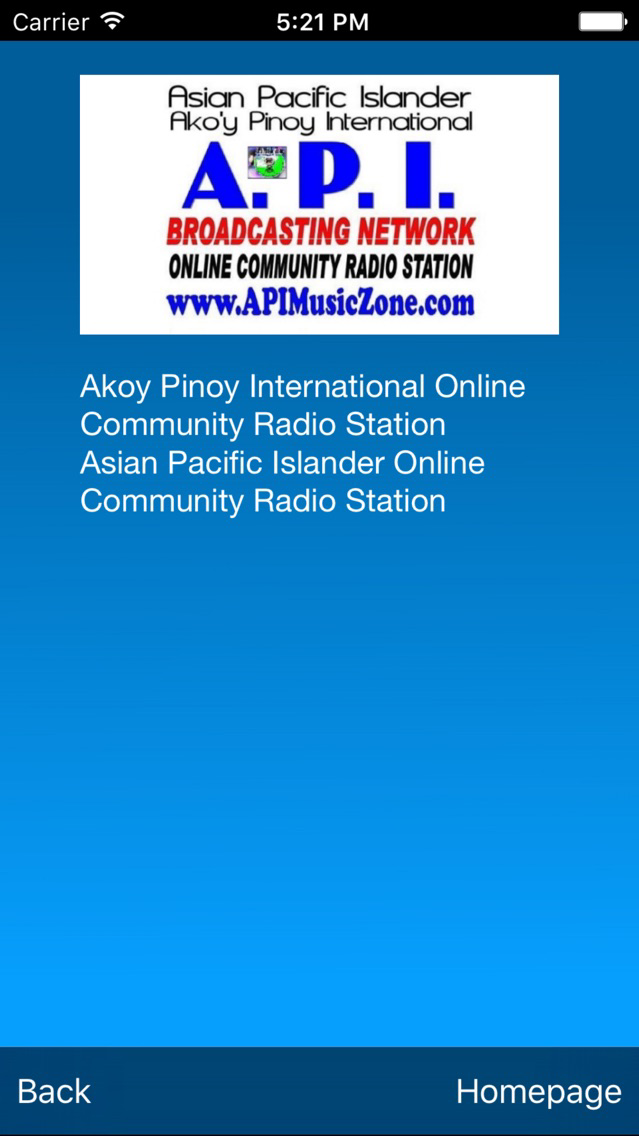 API BROADCASTING NETWORK poster