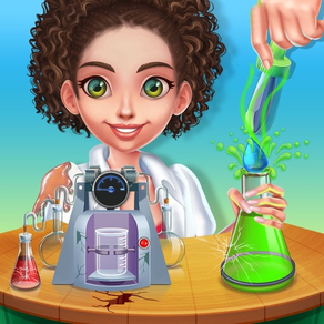 科学 実験 ラボ -  科学者 女の子
