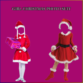 Girl Christmas Photo Suit