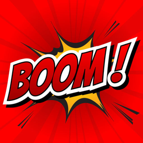 BOOM - Funny Comic Stickers