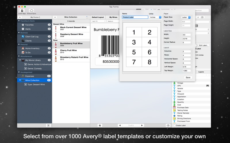 Tap Forms Organizer and Secure Database poster