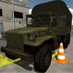Camiones estacionamiento simulador coches 3D juego