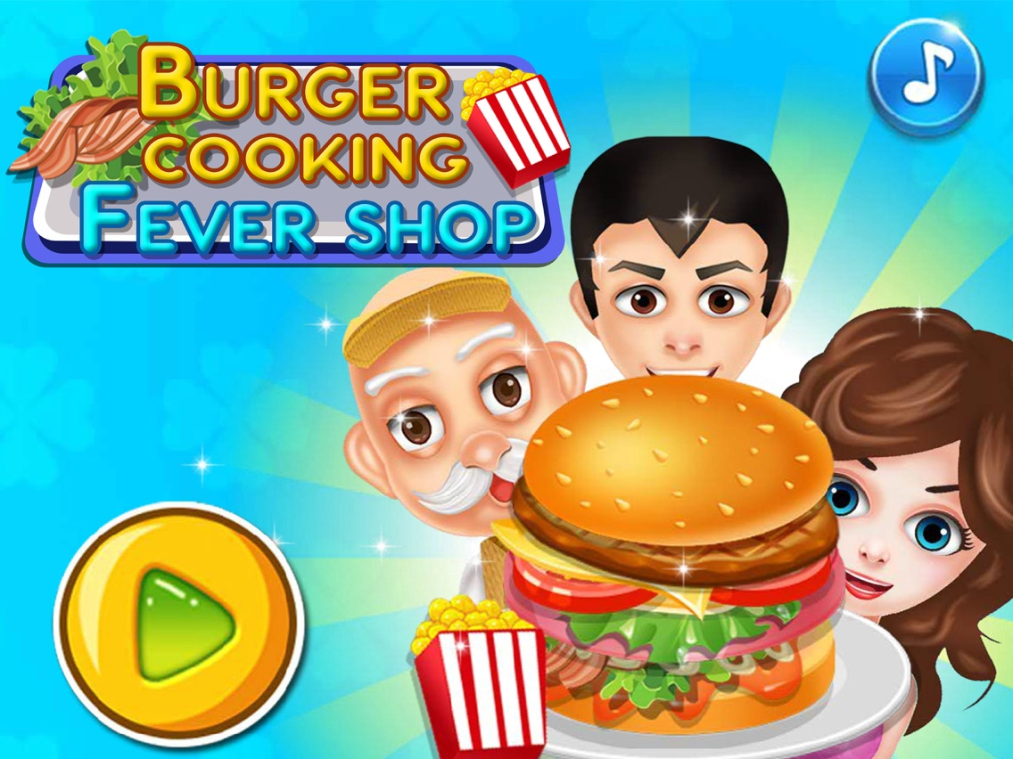 Burger Cooking Fever Shop poster