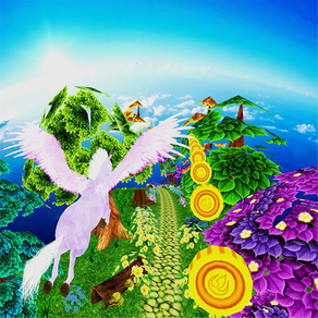 Unicorn Dash Fly Pegasus 3D HD