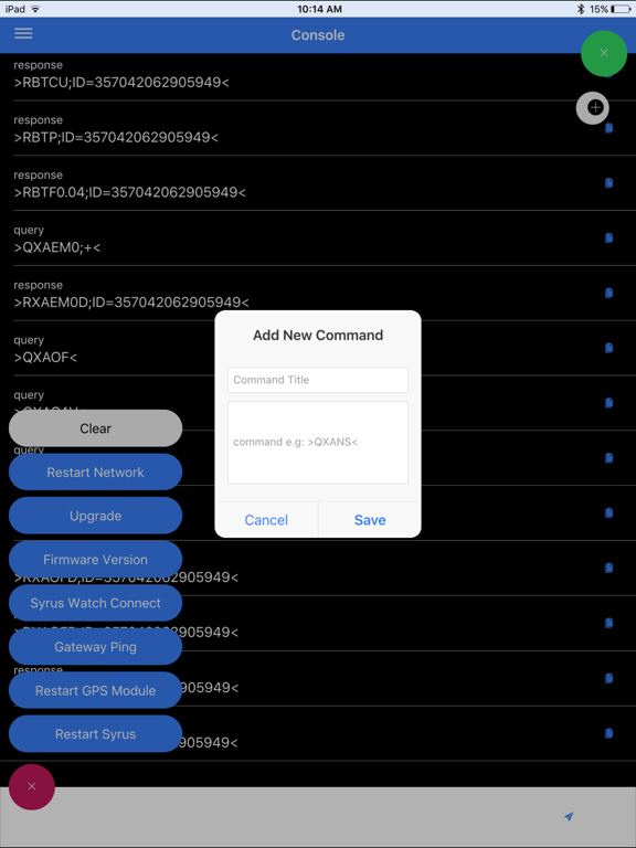 SyrusBT Interface poster
