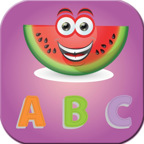 Fruit English Alphabet ABC Kids Writing Learn Easy