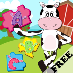 寶寶愛拼圖—農場動物篇認識動物拼圖拼寫單詞早教益智遊戲Free