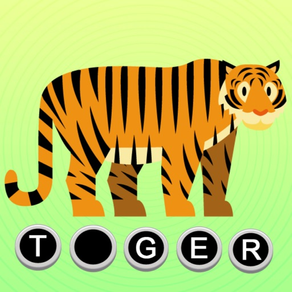 動物園拼音拼寫字母遊戲的孩子