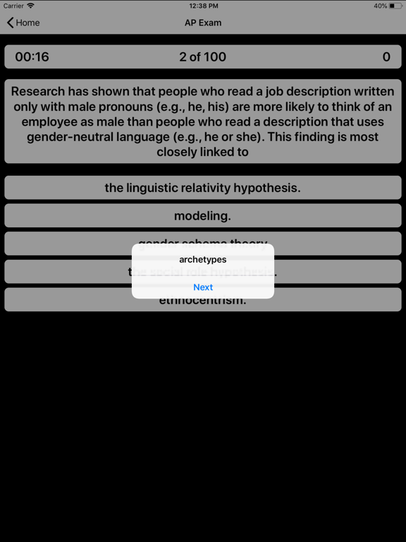 AP Psychology Exam Prep 2022 for iOS (iPhone/iPad/iPod touch) Latest
