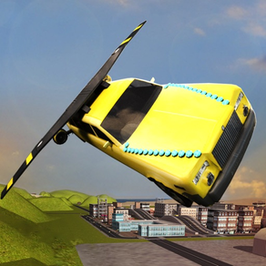 Flying Limo Car Driving Simulator 2016