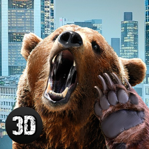 Crazy Bear City Attack Simulator 3D